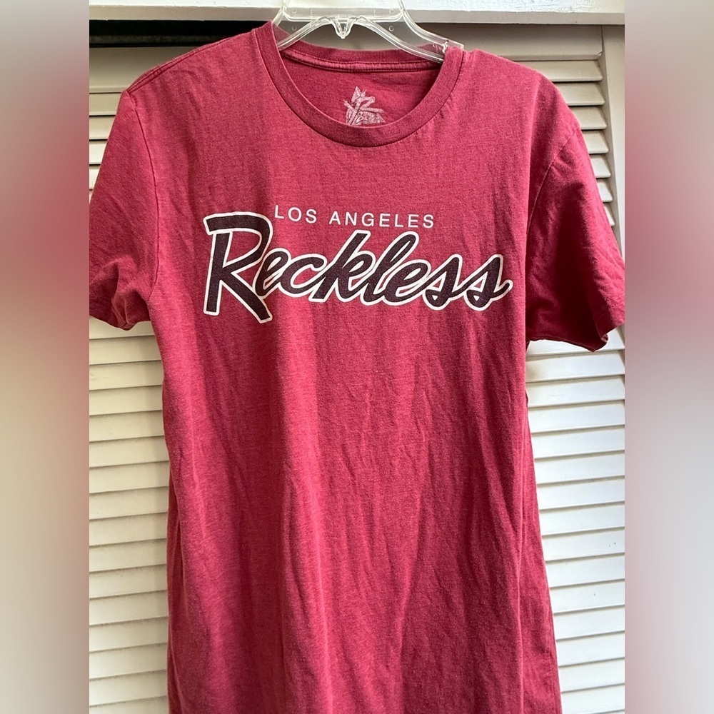 Red Los Angeles Reckless T-Shirt Men’s  Sz Small